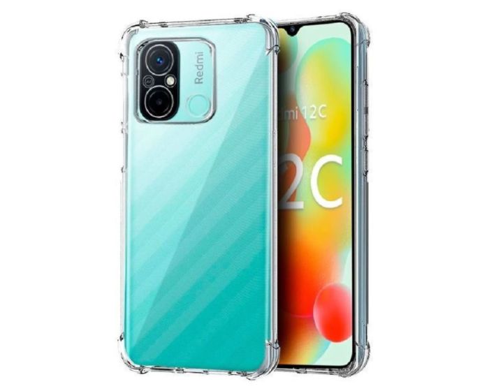 Armor Anti Shock Durable Case Ανθεκτική Θήκη Σιλικόνης Clear (Xiaomi Redmi 12C)