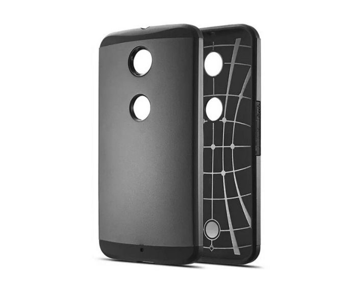 Θήκη Πλαστική Armor Case OEM Μαύρο (Google Nexus 6)