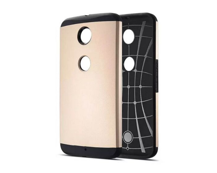 Θήκη Πλαστική Armor Case OEM Χρυσό (Google Nexus 6)