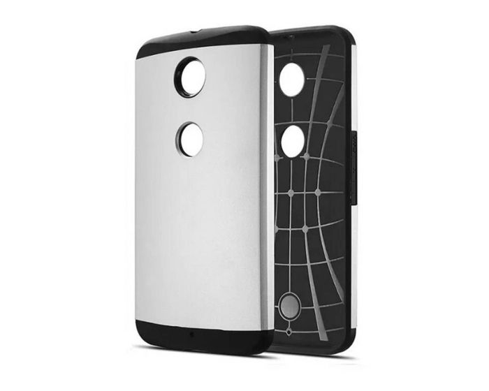 Θήκη Πλαστική Armor Case OEM Λευκή (Google Nexus 6)
