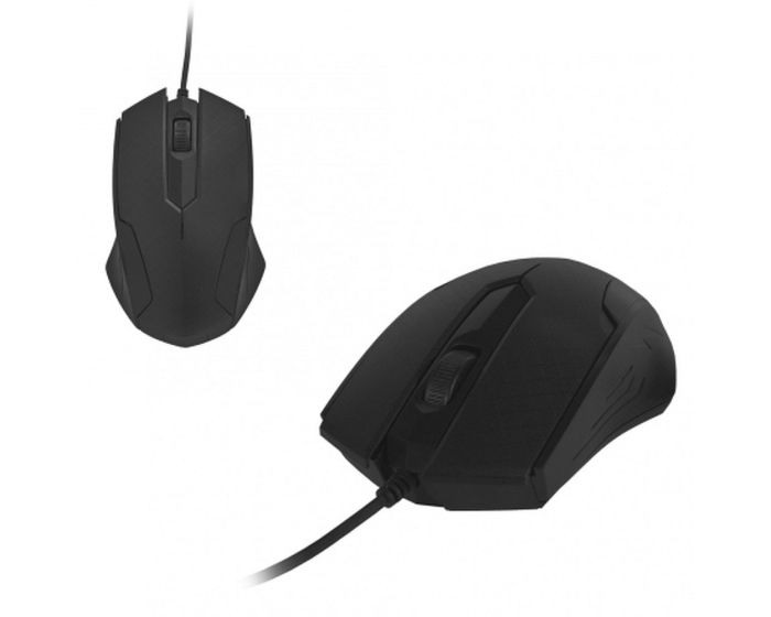 Art Optical Mouse USB AM-93 Ενσύρματο Ποντίκι Υπολογιστή - Black