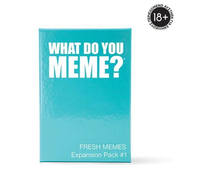AS Games Επέκταση Επιτραπέζιου Παιχνιδιού What Do You Meme? Fresh Memes Για Ηλικίες 18+ Χρονών