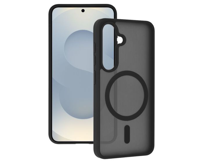 Tel Protect Aura Matte Magsafe Θήκη Συμβατή με MagSafe - Black (Samsung Galaxy S26) - MT82800