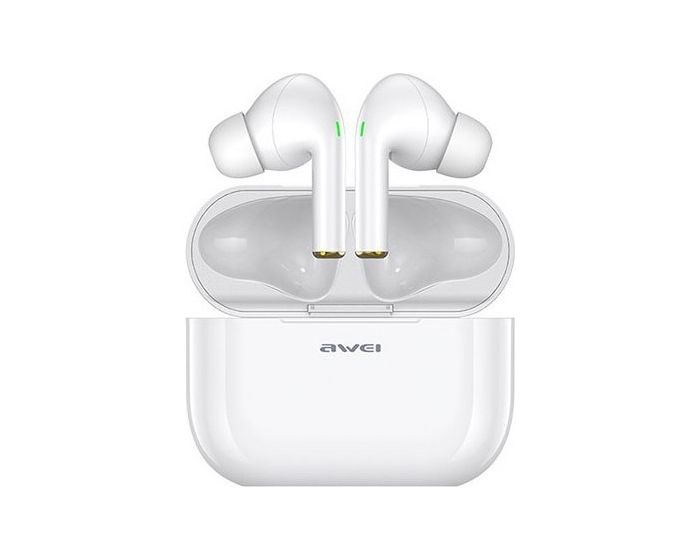 AWEI TWS T29 Wireless Bluetooth Stereo Earbuds with Charging Box - White