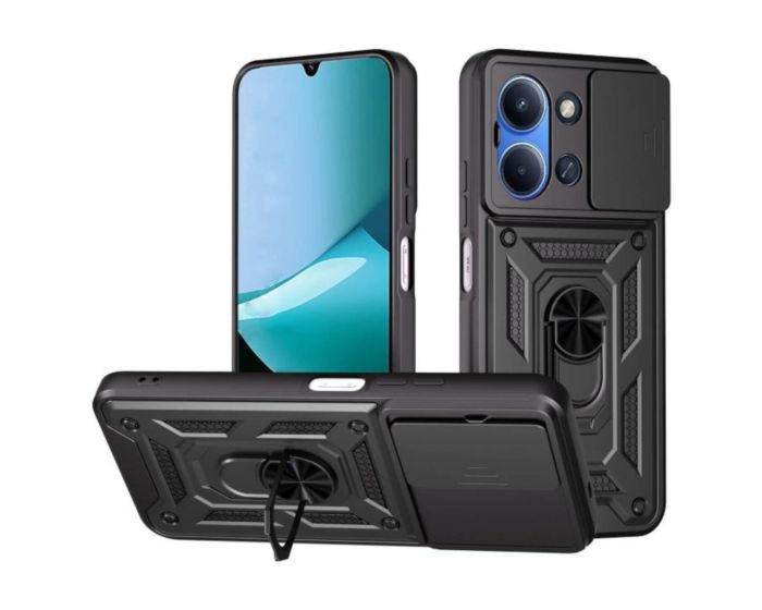Bodycell Armor Slide Cover Case Xiaomi Redmi 15C 5G Black - MD03050