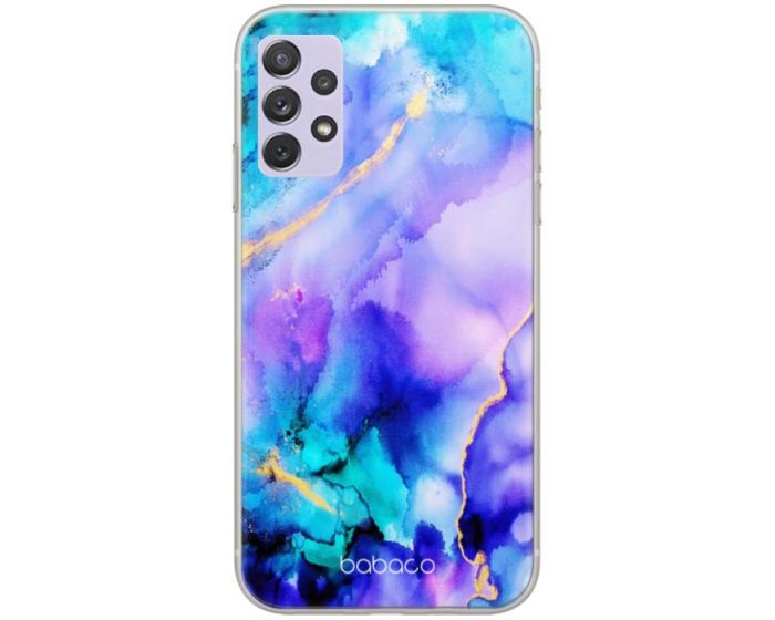 Babaco Abstract Silicone Case (BPCABS6177) Θήκη Σιλικόνης 011 Marble Blue / Violet (Samsung Galaxy A73 5G)