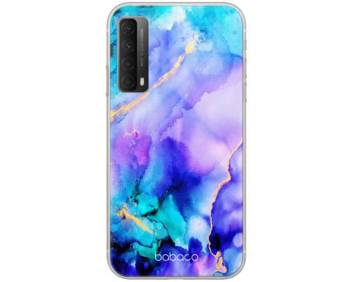 Babaco Abstract Silicone Case (BPCABS6151) Θήκη Σιλικόνης 011 Marble Blue / Violet (Huawei P Smart 2021)