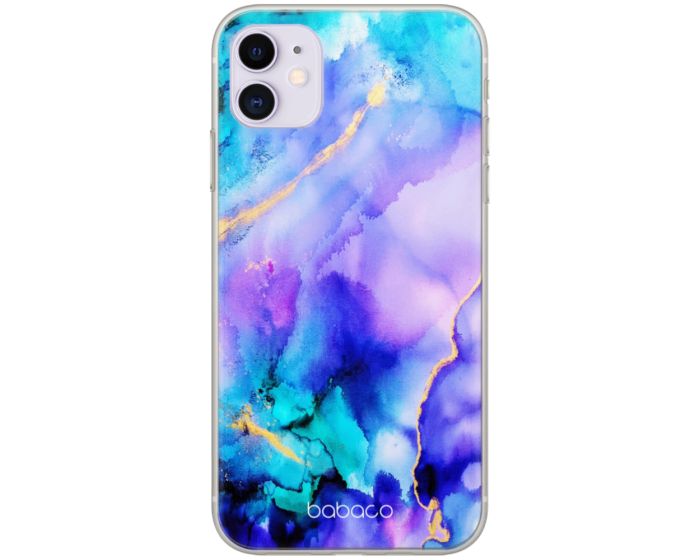 Babaco Abstract Silicone Case (BPCABS6003) Θήκη Σιλικόνης 011 Marble Blue / Violet (iPhone 11)