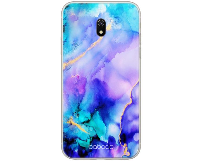 Babaco Abstract Silicone Case (BPCABS6056) Θήκη Σιλικόνης 011 Marble Blue / Violet (Xiaomi Redmi 8A)
