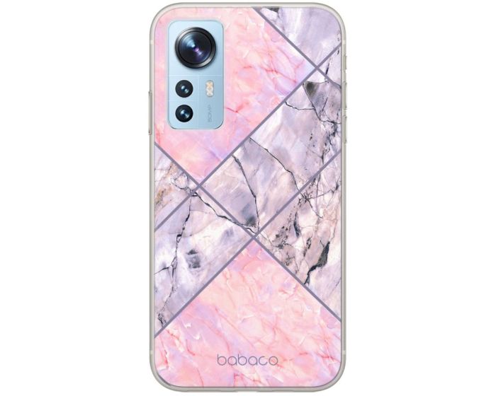 Babaco Abstract Silicone Case (BPCABS21189) Θήκη Σιλικόνης 036 Marble Pink (Xiaomi 12 / 12X)