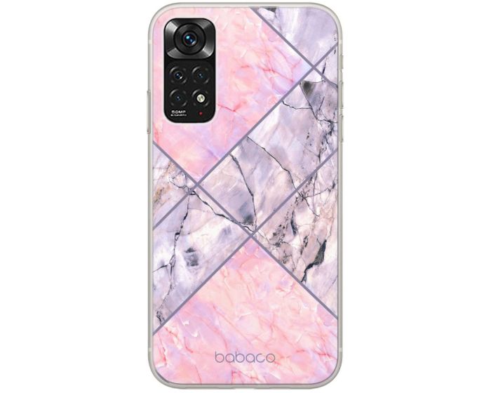 Babaco Abstract Silicone Case (BPCABS21193) Θήκη Σιλικόνης 036 Marble Pink (Xiaomi Redmi Note 11 / 11S 4G)