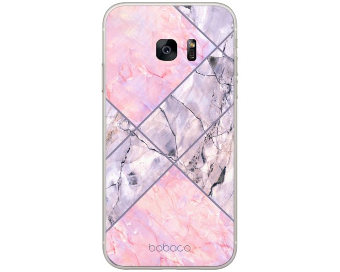 Babaco Abstract Silicone Case (BPCABS21016) Θήκη Σιλικόνης 036 Marble Pink (Samsung Galaxy S7)