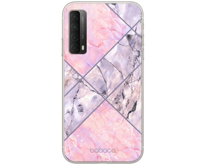 Babaco Abstract Silicone Case (BPCABS21139) Θήκη Σιλικόνης 036 Marble Pink (Huawei P Smart 2021)