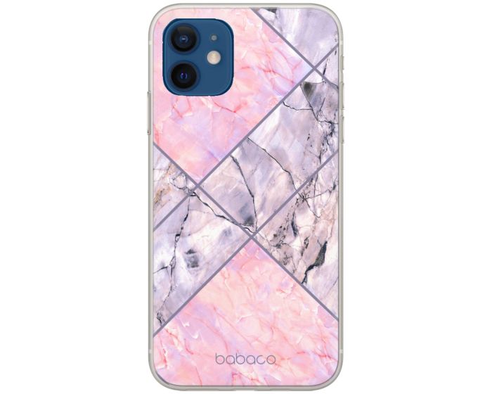 Babaco Abstract Silicone Case (BPCABS21113) Θήκη Σιλικόνης 036 Marble Pink (iPhone 12 Mini)