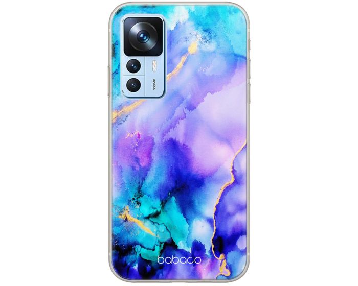 Babaco Abstract Silicone Case (BPCABS6217) Θήκη Σιλικόνης 011 Marble Blue / Violet (Xiaomi 12T / 12T Pro)