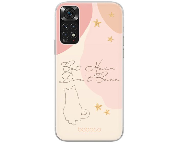 Babaco Cats Silicone Case (BPCCAT8733) Θήκη Σιλικόνης 007 Cat Hair Don't Care (Xiaomi Redmi Note 11 / 11S 4G)