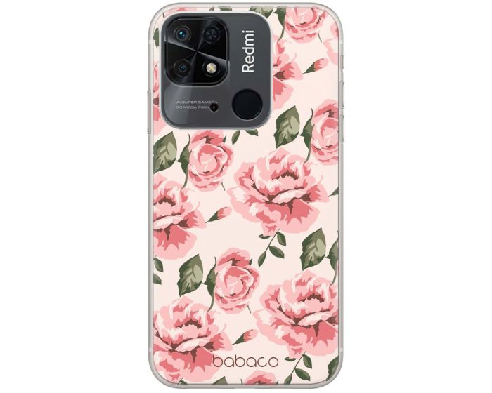 Babaco Flower Silicone Case (BPCFLOW6197) Θήκη Σιλικόνης 013 Light Pink (Xiaomi Redmi 10C)