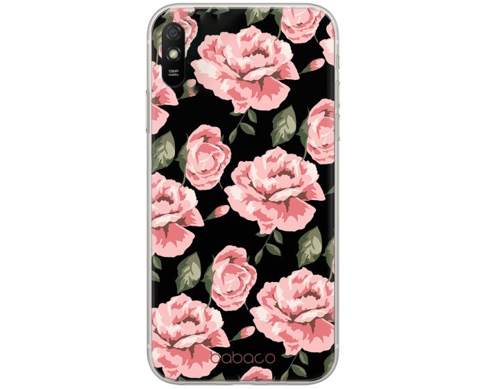 Babaco Flower Silicone Case (BPCFLOW7546) Θήκη Σιλικόνης Black (Xiaomi Redmi 9A / 9AT)