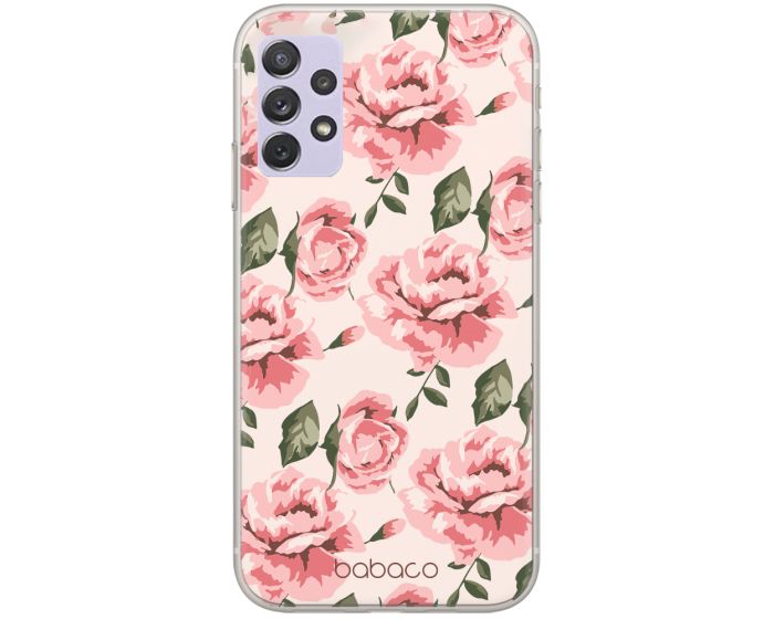 Babaco Flower Silicone Case (BPCFLOW6164) Θήκη Σιλικόνης Light Pink (Samsung Galaxy A72 4G / 5G)