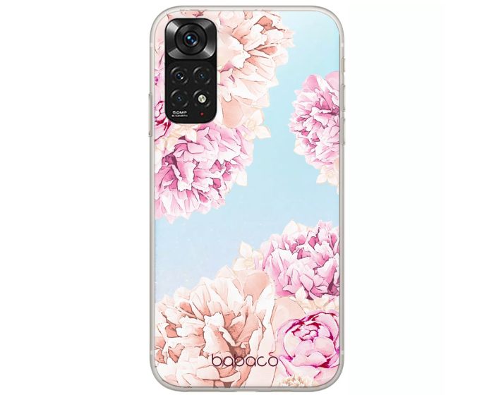 Babaco Flowers Silicone Case (BPCFLOW074) Θήκη Σιλικόνης 001 Transparent (Xiaomi Redmi Note 11 / 11S 4G)