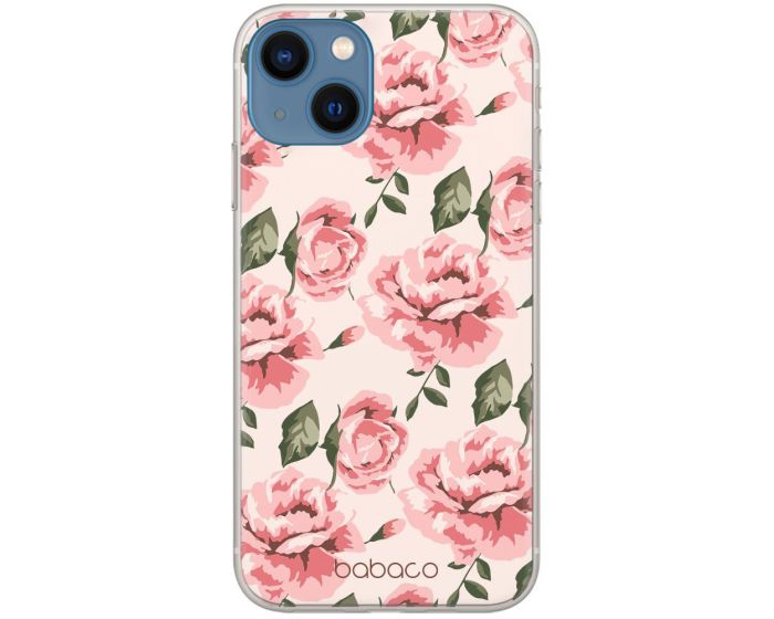 Babaco Flower Silicone Case (BPCFLOW6181) Θήκη Σιλικόνης 013 Light Pink (iPhone 13 Mini)