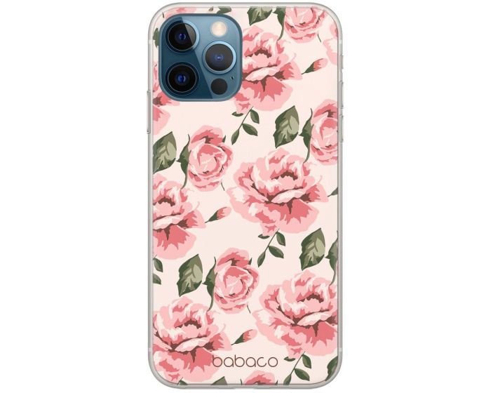 Babaco Flower Silicone Case (BPCFLOW6183) Θήκη Σιλικόνης 013 Light Pink (iPhone 13 Pro Max)