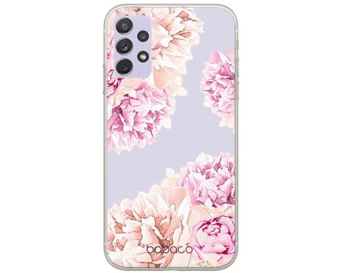 Babaco Flowers Silicone Case (BPCFLOW258) Θήκη Σιλικόνης 001 Transparent (Samsung Galaxy A53 5G)