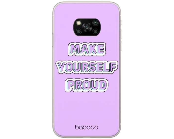 Babaco 90's Girl Silicone Case (BPCSWEET9289) Θήκη Σιλικόνης 010 Make Yourself Proud (Xiaomi Poco X3 NFC / X3 Pro)