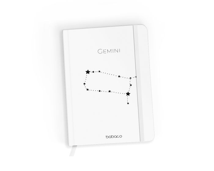 Babaco Notebook Size A5 (BNBZODC003) Βιβλίο Σημειώσεων - Zodiac Constellation 003 White