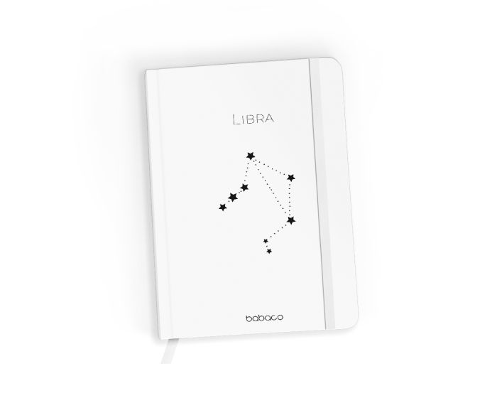 Babaco Notebook Size A5 (BNBZODC007) Βιβλίο Σημειώσεων - Zodiac Constellation 007 White