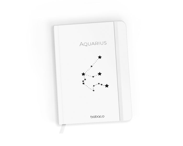 Babaco Notebook Size A5 (BNBZODC011) Βιβλίο Σημειώσεων - Zodiac Constellation 011 White