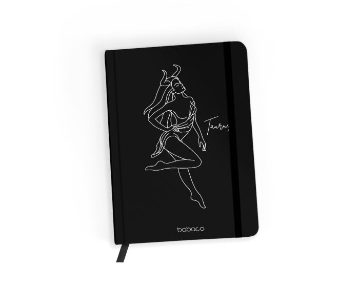 Babaco Notebook Size A5 (BNBZODW002) Βιβλίο Σημειώσεων - Zodiac Woman 002 Black