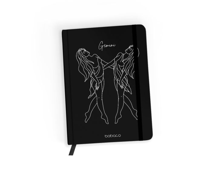 Babaco Notebook Size A5 (BNBZODW003) Βιβλίο Σημειώσεων - Zodiac Woman 003 Black