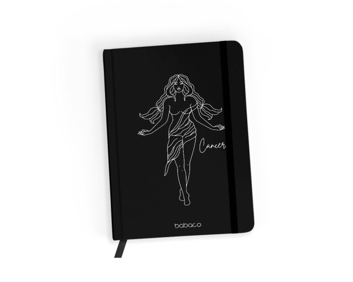 Babaco Notebook Size A5 (BNBZODW004) Βιβλίο Σημειώσεων - Zodiac Woman 004 Black
