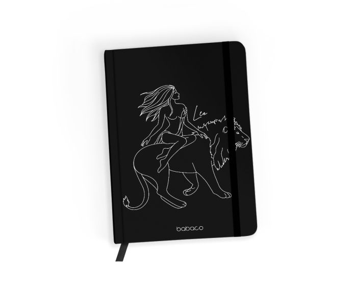 Babaco Notebook Size A5 (BNBZODW005) Βιβλίο Σημειώσεων - Zodiac Woman 005 Black