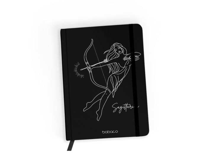 Babaco Notebook Size A5 (BNBZODW009) Βιβλίο Σημειώσεων - Zodiac Woman 009 Black