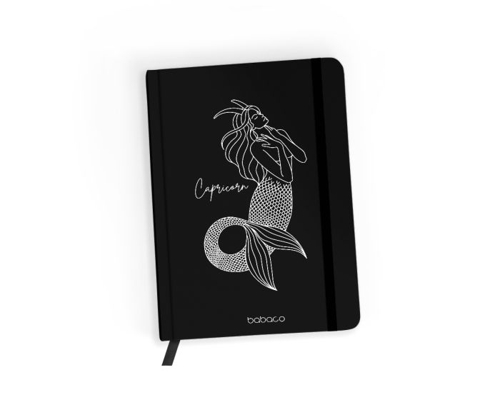 Babaco Notebook Size A5 (BNBZODW010) Βιβλίο Σημειώσεων - Zodiac Woman 010 Black
