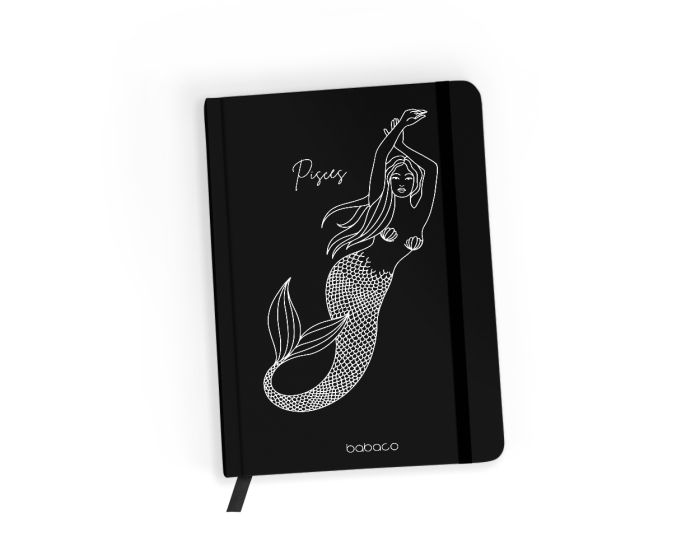 Babaco Notebook Size A5 (BNBZODW012) Βιβλίο Σημειώσεων - Zodiac Woman 012 Black
