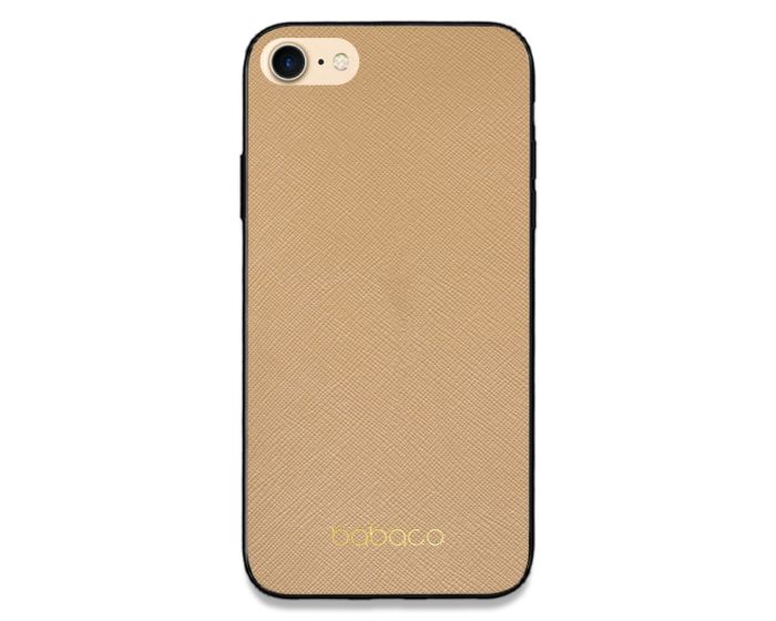 Babaco Premium PU Leather (BPCCLAS917) Σκληρή Θήκη Brown / Gold (iPhone 7 / 8 / SE 2020 / 2022)