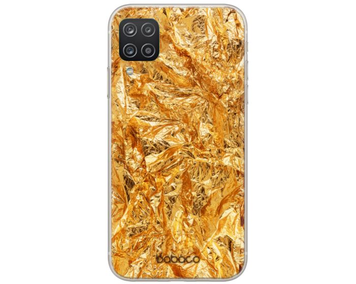 Babaco Abstract Silicone Case (BPCABS12125) Θήκη Σιλικόνης 021 Gold Foil (Samsung Galaxy A12)