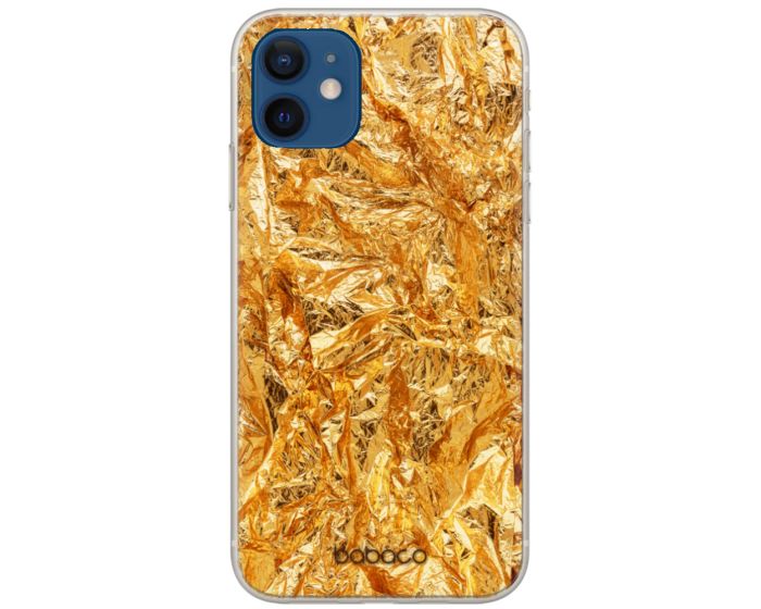 Babaco Abstract Silicone Case (BPCABS12117) Θήκη Σιλικόνης 021 Gold Foil (iPhone 12 Mini)