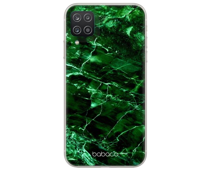 Babaco Abstract Silicone Case (BPCABS18121) Θήκη Σιλικόνης 031 Marble Green (Samsung Galaxy A12)