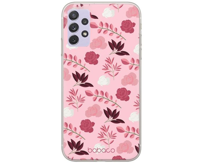 Babaco Flowers Silicone Case (BPCFLOW19690) Θήκη Σιλικόνης 020 Light Pink (Samsung Galaxy A53 5G)