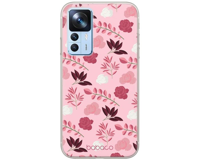 Babaco Flowers Silicone Case (BPCFLOW19698) Θήκη Σιλικόνης 020 Light Pink (Xiaomi 12T / 12T Pro)