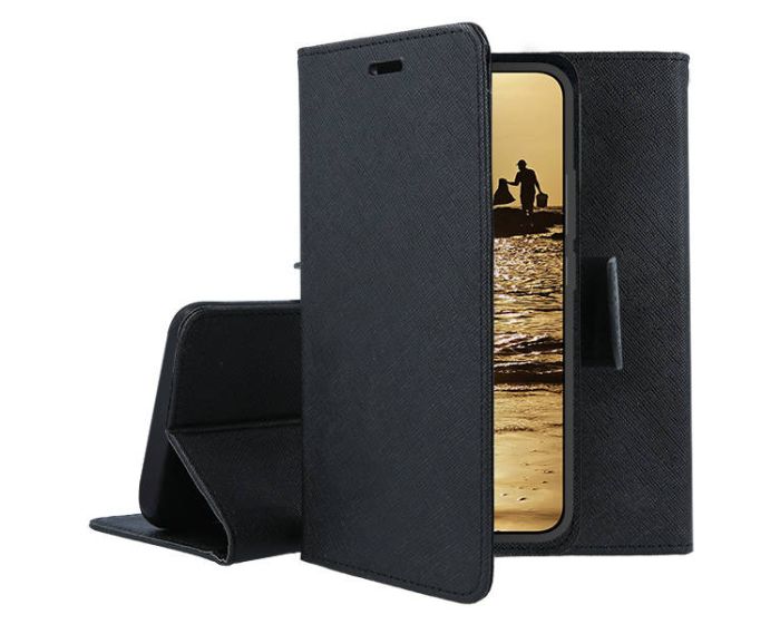 Tel1 Fancy Diary Case Θήκη Πορτοφόλι με δυνατότητα Stand Black (Xiaomi 13)