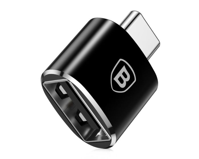 Baseus Converter USB to USB Type-C OTG (CATOTG-01) Αντάπτορας - Black