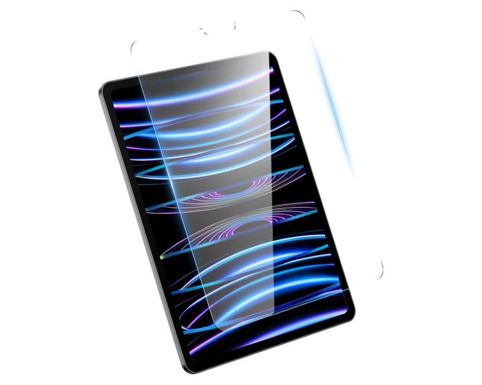 Baseus Crystal 9H Tempered Glass Screen Prοtector + Mounting Kit Αντιχαρακτικό Γυαλί (iPad Pro 12.9 2018/2020/2021/2022)