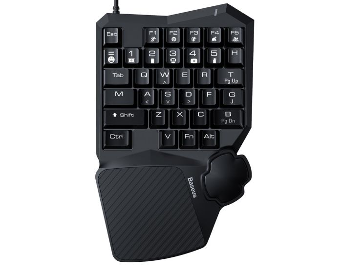 Baseus Gamo One-Handed Gaming Keyboard (GMGK01-01) Πληκτρολόγιο Left-Hand - Black