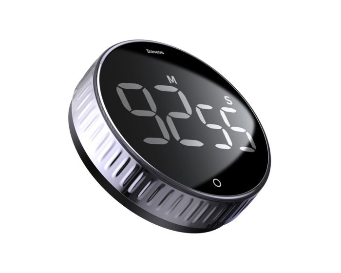 Baseus Heyo Rotation Countdown Timer (ACDJS-01) Περιστρεφόμενο Ψηφιακό Χρονόμετρο - Black