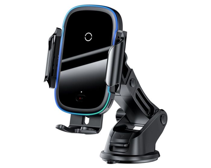 Baseus Le Dash Car Mount with Qi Wireless Charger - Black
